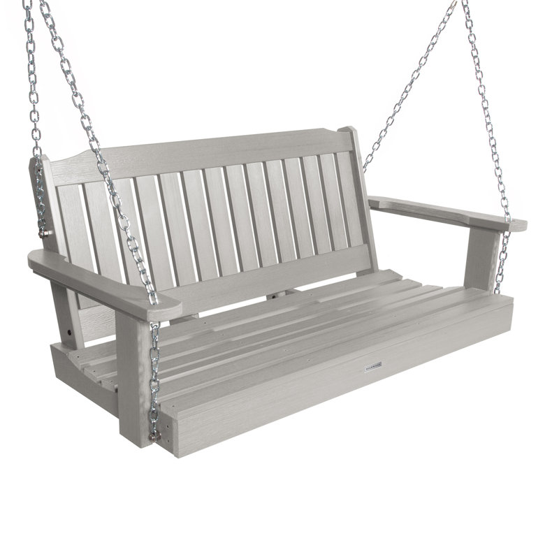 Arbnora 2 Person Porch Swing, 22" H x 50" W x 24" D, Harbour Grey