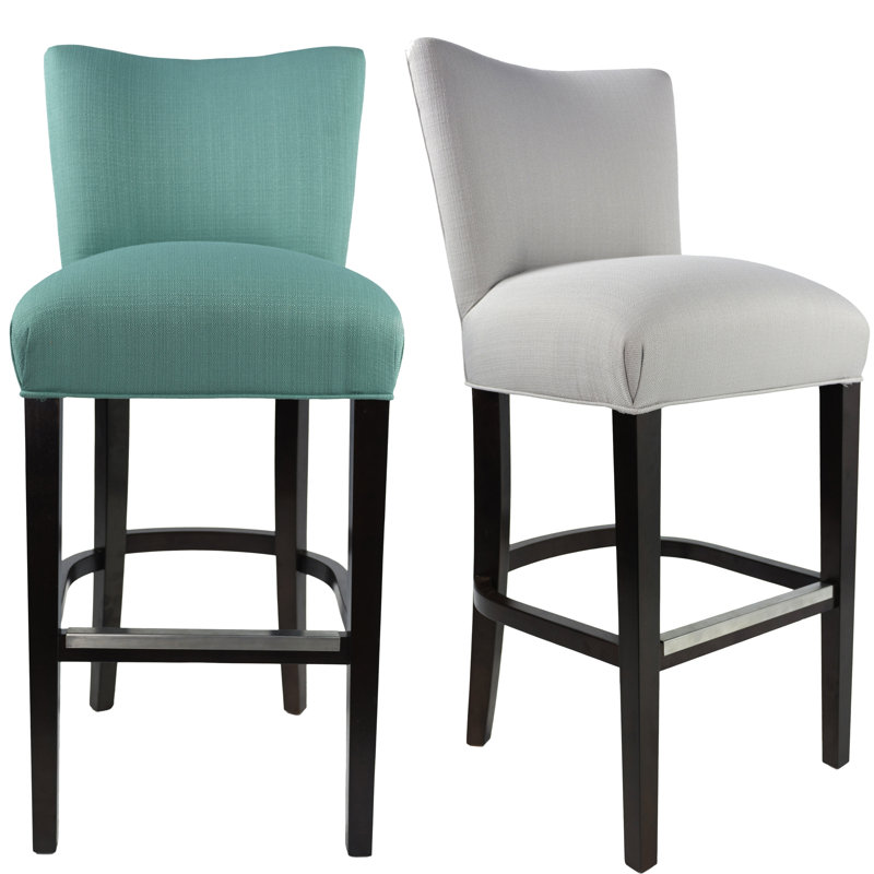 Upholstered Counter Stool, Lagoon