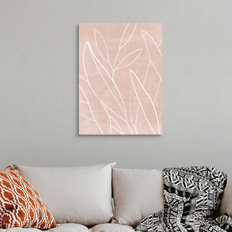«Mauve Magic I», art mural sur toile, Toile tendue, H 32 po x l 24 po