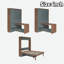 Lit escamotable avec bureau pliable Murphy-1785486603