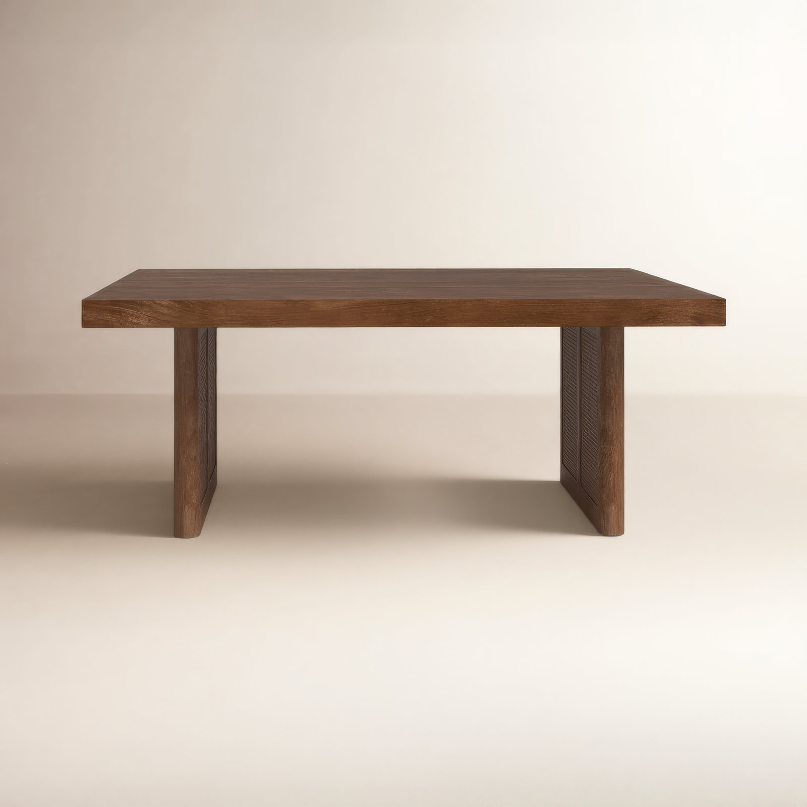 Cinna 42" Mango Coffee Table, Medium Brown