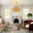 12 - Light Dimmable Hand-Woven Rattan Tiered Chandelier
