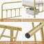 Lit plateforme classique en fer avec tête et pied de lit hauts-670531647-670531645