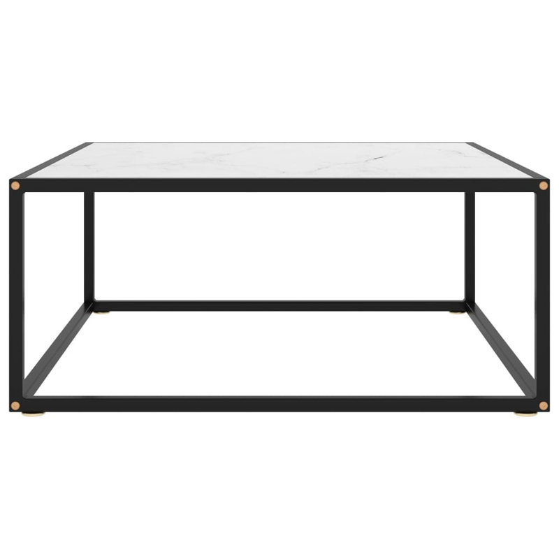 Alvah Frame Coffee Table, 35cm H x 80cm W x 80cm D, White
