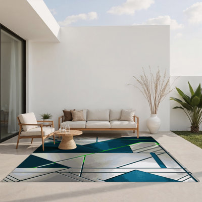 Tapis d'intérieur et d'extérieur Nebula Drift