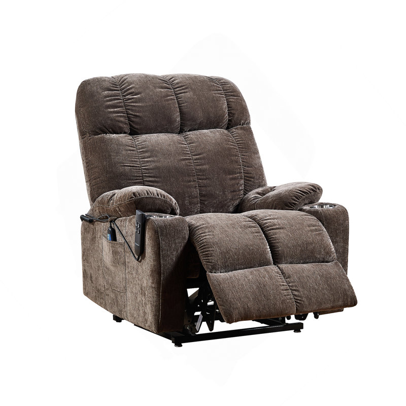 Liyasi Dual OKIN Motor Power Lift Recliner Chair  For Elderly Infinite Position Lay Flat 180° Recliner With Heat Massage