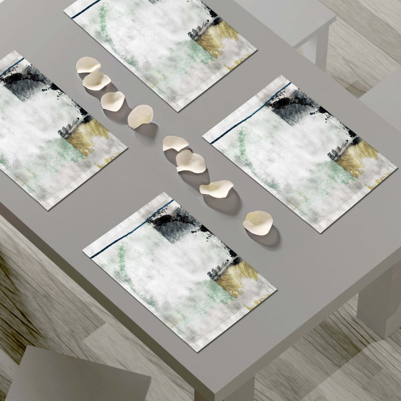 Napperon abstrait en polyester
