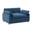 Fauteuil d'appoint surdimensionné en chenille, fauteuil confortable avec coussins-66233363