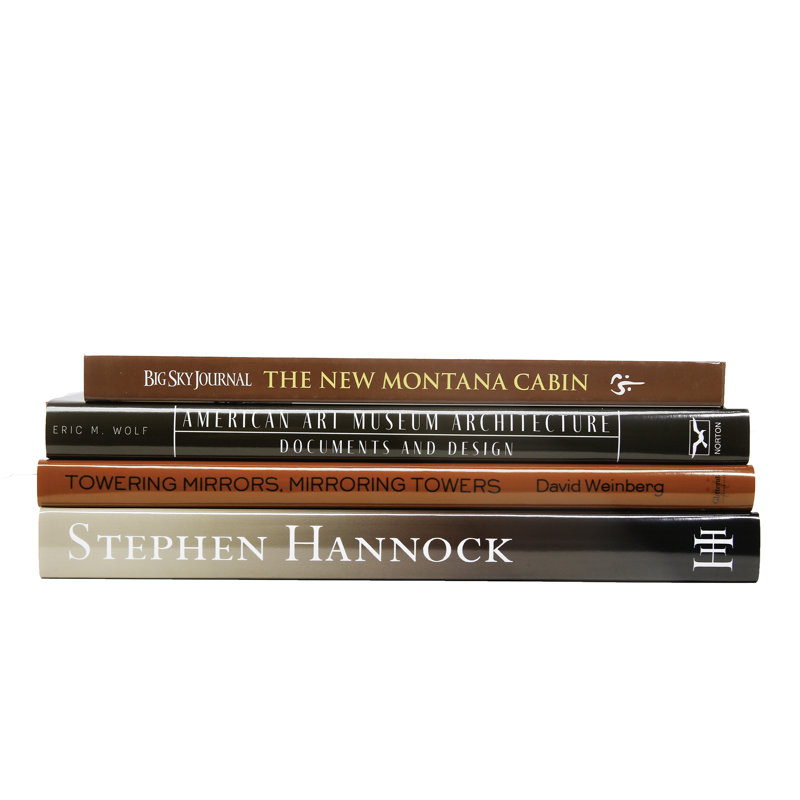 Decorative Books - Santa Fe Coffee Table Stack - 4 Brown and Red Books