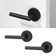 Stark Door Lever with Round Rosette