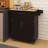 Kitchen island rolling trolley cart,Kitchen island with Adjustable Shelves and towel rack-984528681-994562459