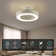 Sleep Under The Stars: Elegant Moon & Star Ceiling Fan Low Profile Marhan With Lights And Remote Control