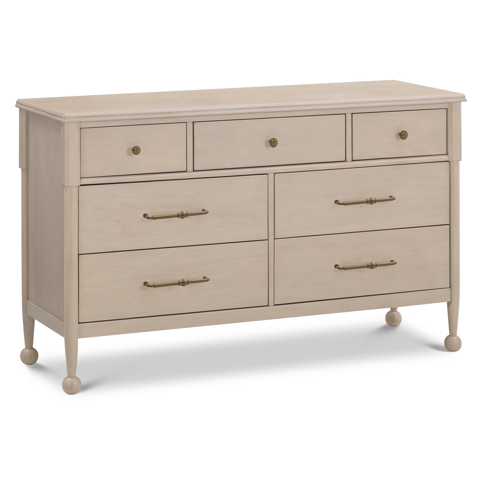 Alouette Kids 7-Drawer Dresser, Washed Pine
