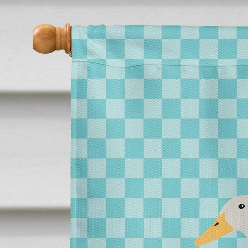 Le coprocesseur à 2 côtés 40 x 28 po bali canard drapeau maison, Bleu