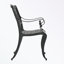 Ensemble de 2 chaises de patio en aluminium avec pieds robustes