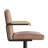 Set Of 2 Adjustable Swivel Bar Stools With Backs And Armrests, Faux Leather Kitchen Island Counter Height Bar Chairs With Round Metal Base And Footrest