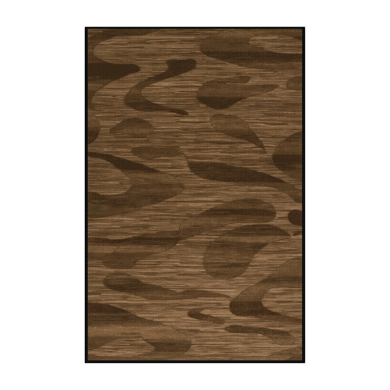 Tapis abstrait lavable à la machine, Rectangle 4pi x 6 pi
