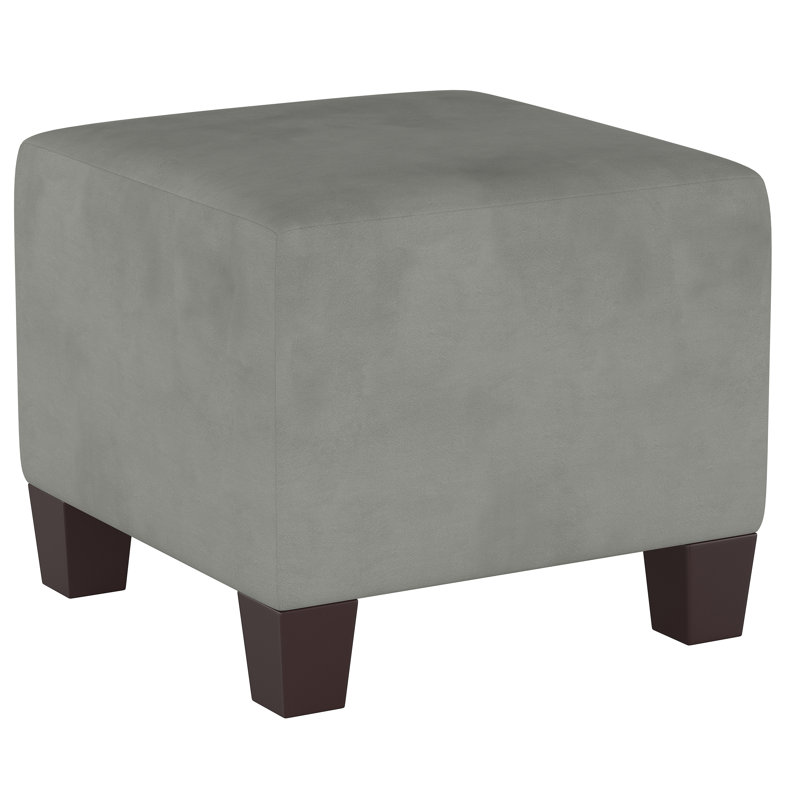 Connie Upholstered Ottoman, Classic Velvet Otter