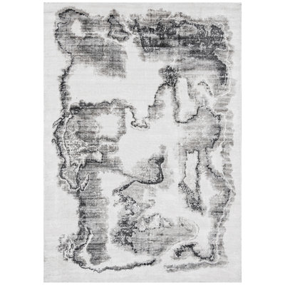 Viscose Abstract Indoor Rug