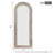Trenika Arch Full Length Mirror Wall Mirror with Wood Multi-step Frame-288507629-391516039