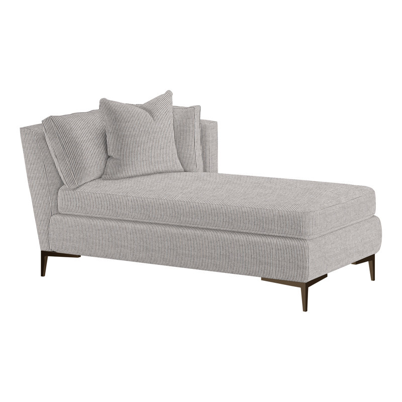 Aiden Chaise Lounge, Antique Bronze, Right Hand Facing, Perigold Rest Meadow