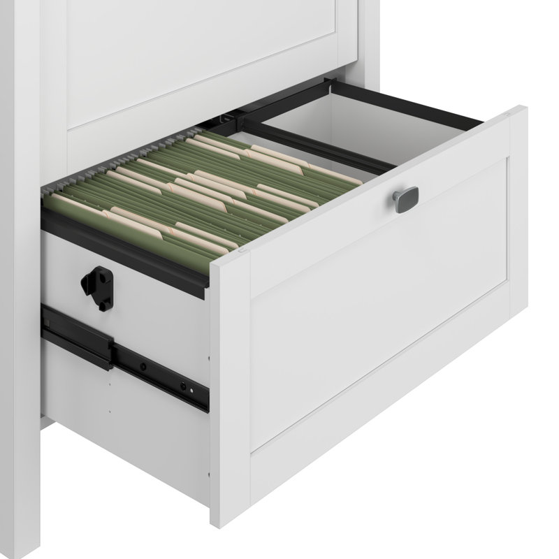 Osvald 31'' Wide 2 -Drawer File Cabinet, Pure White