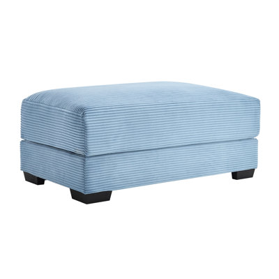 28 Blue Corduroy With Ergonomic Support, Soft Touch Fabric, And Customizable Layout Options In Base, Movable For Living Room