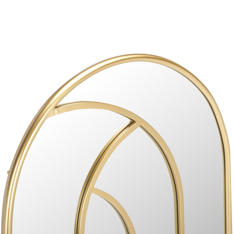 Samar Iron Window Pane Wall Mirror