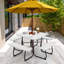 Table de pique-nique extérieure pour restaurant L 35 po Biaca-117618388