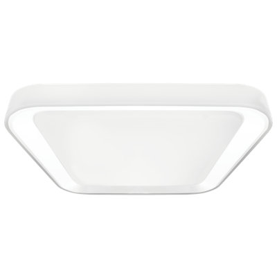 Quadro Plastic LED Flush Mount