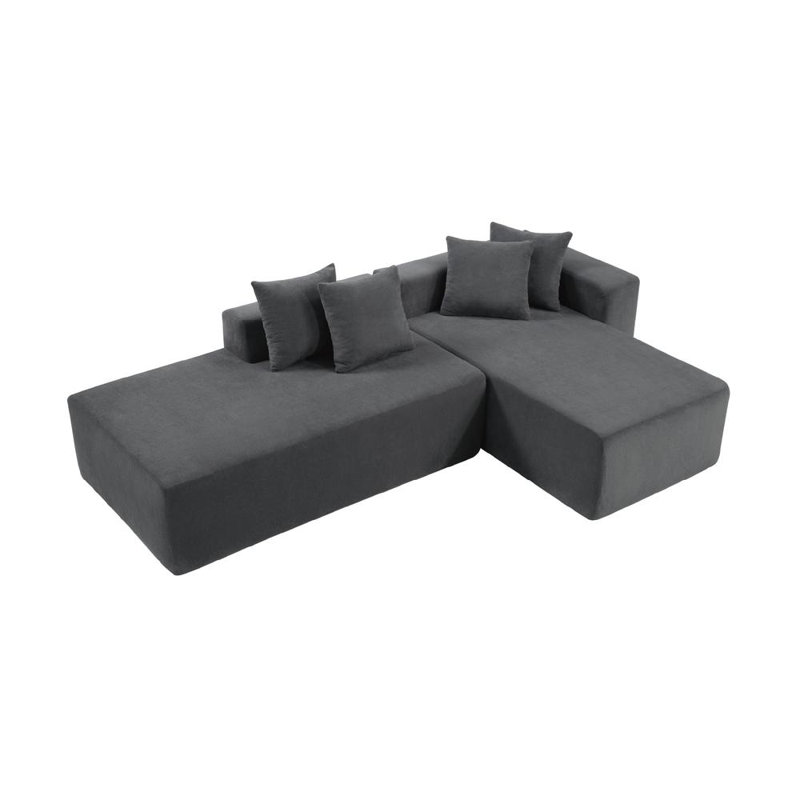 101.5-inch L-shaped modular sofa