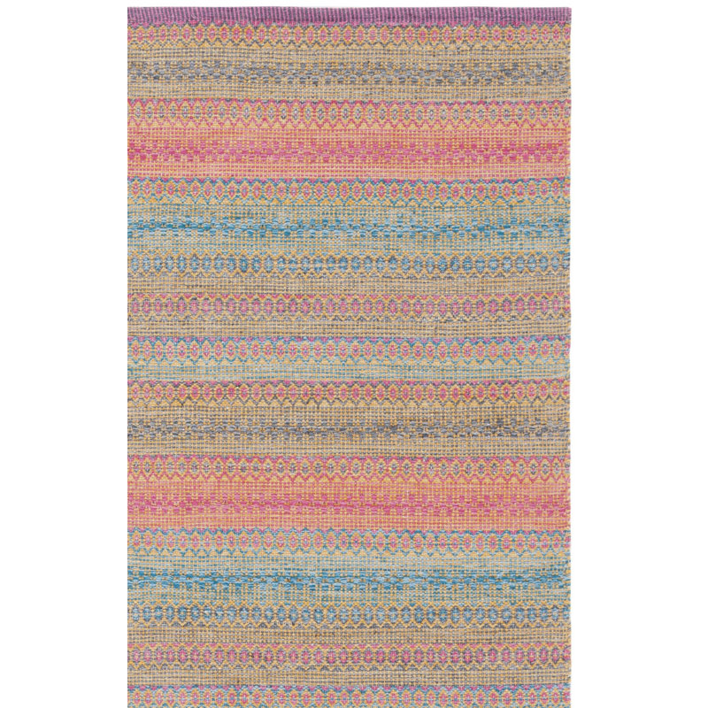 Tapis en coton tissé à plat Lindsae, Rectangle 3 pi x 5 pi