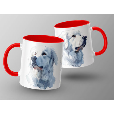 Beautiful Pyrenees Dog Artwork 11oz Coffee Mug