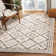 Derose Hand-Tufted Ivory Area Rug