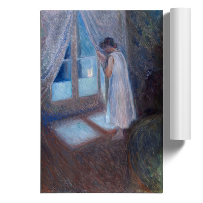 The Girl by Edvard Munch - No Frame Painting