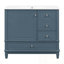Meuble-lavabo avec lavabo, 3 tiroirs et tablettes de porte-238923786