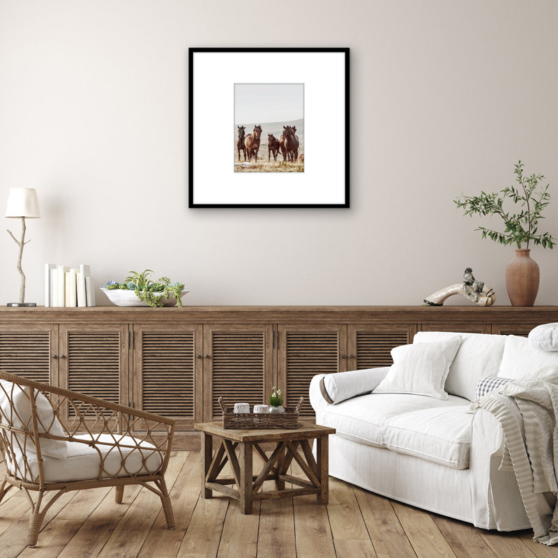 Picture Frame with Oversized Mat - Gallery-Style Frames for Photos or Artwork - Multiple Sizes, 24" x 24"