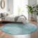 Premium Machine Washable Prisco Aqua Rug