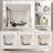 Large Makeup Vanity Desk with LED Mirror Lights and Multi-Tier Storage-1231917885