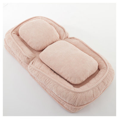 Human Dog Bed ,Lazy Sofa Couch ,5 Adjustable Position,Sit,Sleep,Fold,Suit To Put In Bedroom, Living Room ,Space Saving Design ,Pink by Ebern Designs