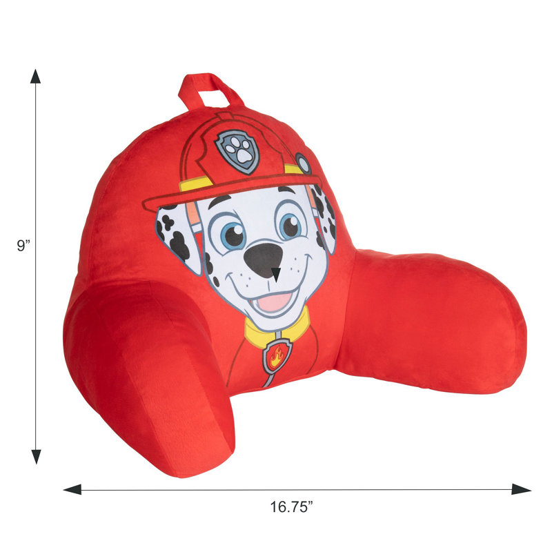 NoJo Paw Patrol Marshall Toddler Backrest Lounge Pillow
