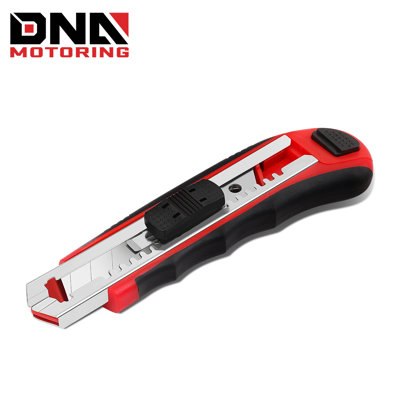 Heavy Duty Snap-Off Lock Razor Blade Retractable Utility Knife Box Paper Cutter