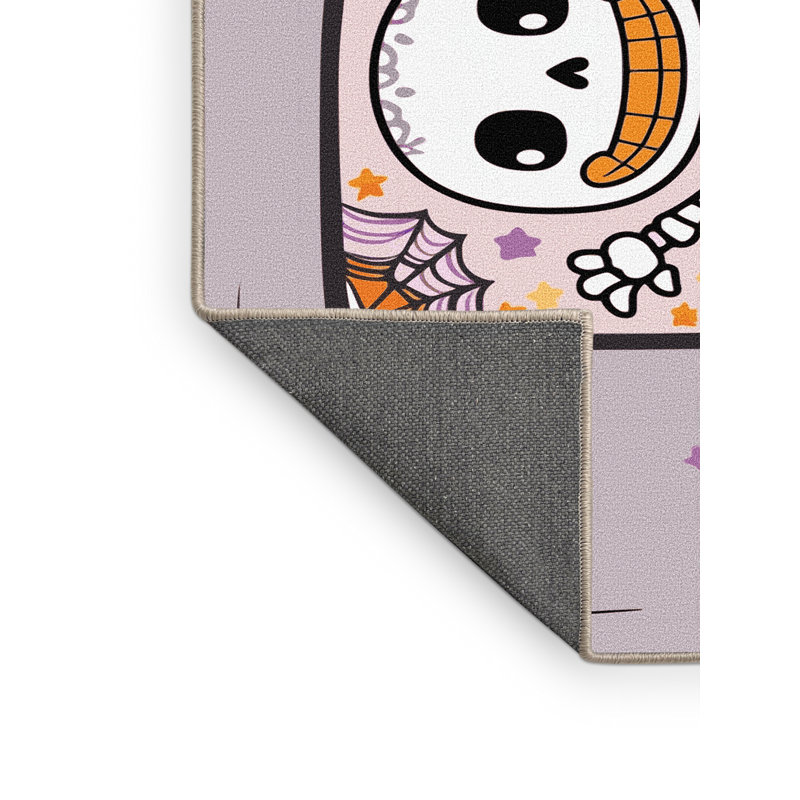 Tapis de vacances d'Halloween The Holiday Aisle®, Rectangle 4pi x 6 pi