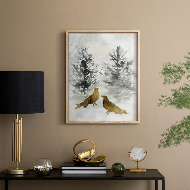Reproduction encadrée - bois massif, Naturel, H 21 po x l 17 po