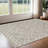 Sand Wool Geometric Hand Tufted Area Rug-1632840934