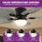  44" 5 - Blade Tropical Ceiling Fan With Lights And Remote Control-1427255690
