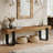 62.99" Long Solid Wood Shoe Bench Hallyway Bench For Entryway, Bedroom