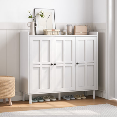Abril 5-Tier 30 Pairs Shoe Cabinet with Adjustable Shelves