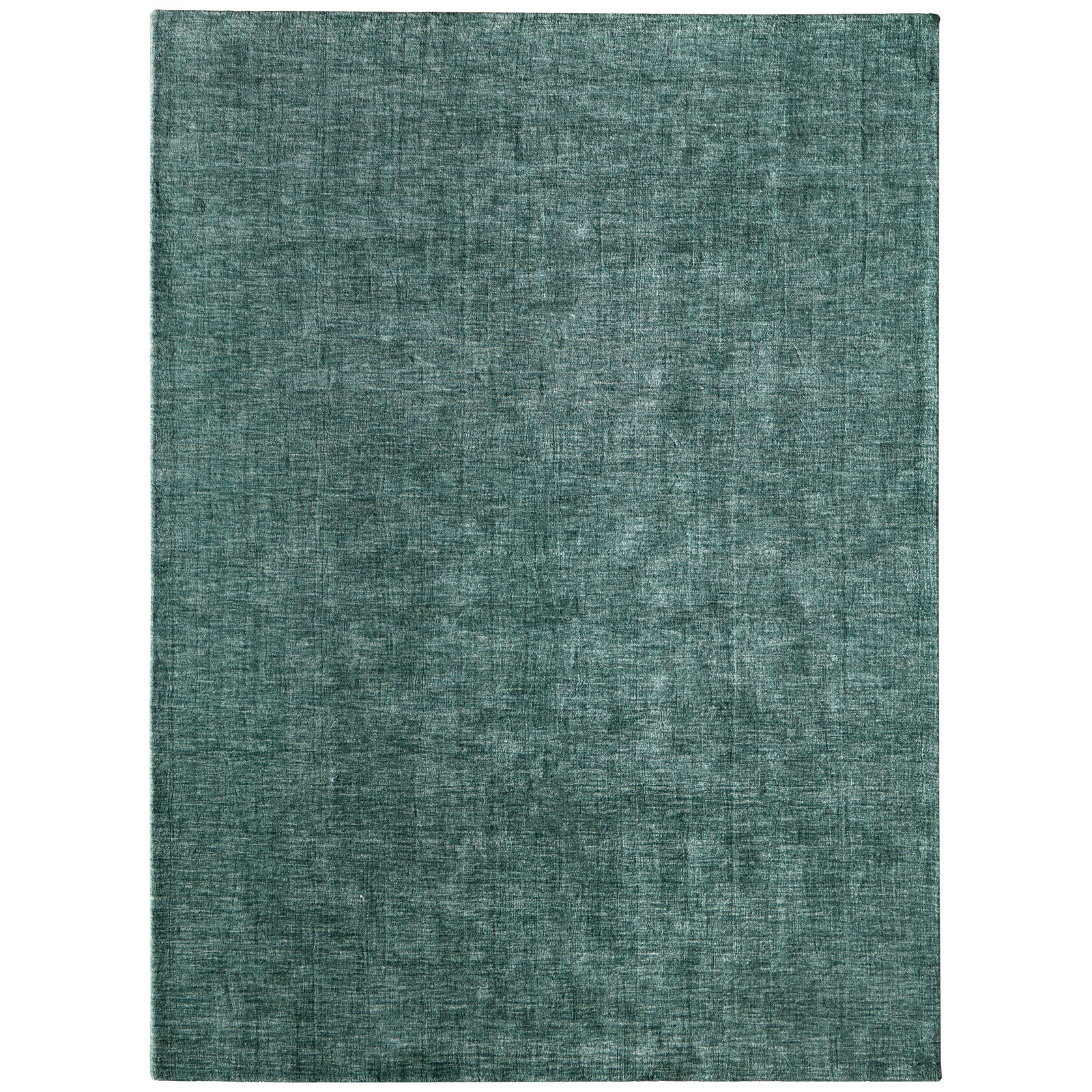 Lineville Light Green Hand-Tufted Wool Rug, Rectangle 3'6" x 5'6"