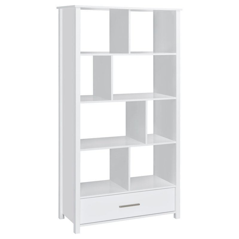 Bibliothèque à 4 tablettes Dylan, Gris